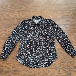 Abbey Glass Blouse Size Large